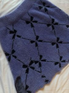 Lavender Woolen short skirt