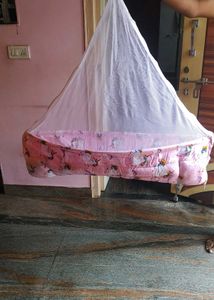 Baby Cradle with Mosquito Net