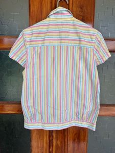 Lacoste Stripe Button Down Shirt