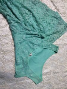 Mint Green Lace Dress