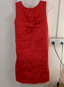 Vtg Coral Bodycon Dress