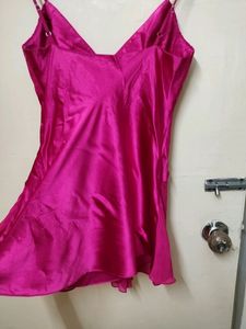 Imported Hot Pink Mini Dress