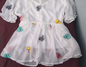 Butterfly Print Dress