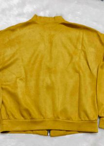 Stylish Mustard Bomber Jacket