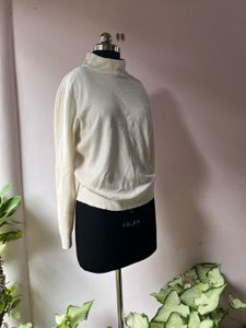 Cream Turtleneck Sweater