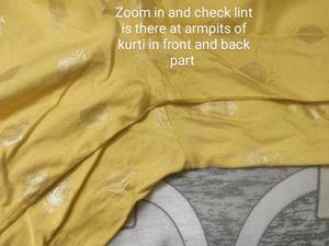 Avaasa Mustard Kurti💛(L)