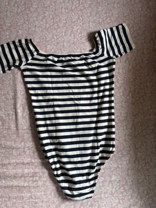 Stripped Body Suit