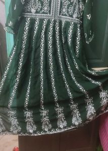 Elegant Embroidered Anarkali Kurti
