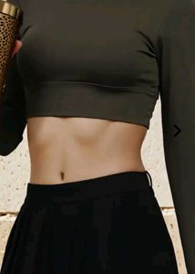 Olive Crop Top