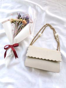 Miniso Grey Chic Crossbody Bag