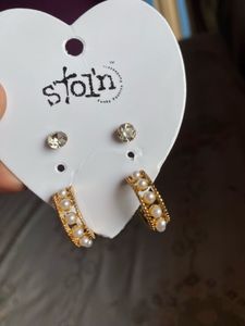 Anti Tarnish Pearl Drop Studs