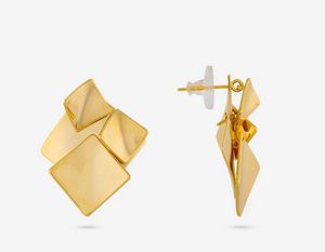 Statement Gold Geometric Earrings
