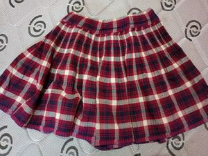 Plaid Mini Skirt