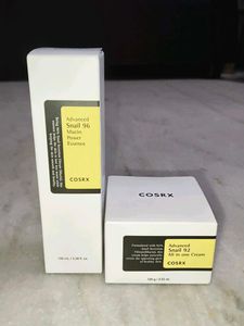 Cosrx snail essence and cream