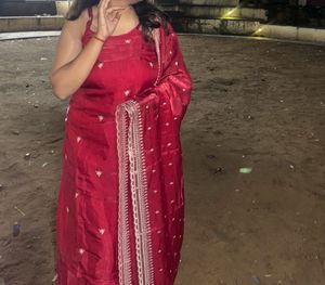 Elegant Red Kurta Set
