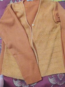 Orange Long Sleeve Top