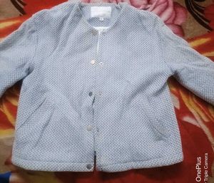 Blue Colour Buttoned Denim Jacket