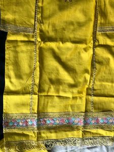 Yellow Salwar Kameez Suit Set