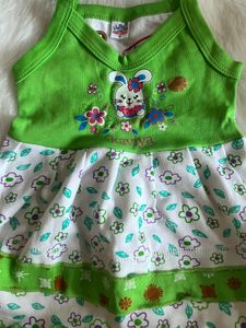 New Cotton Frock For 3-6 Months