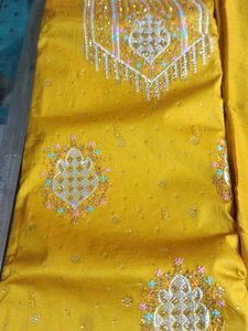 Yellow Embroidered Salwar Kameez