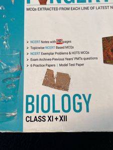 NCERT Fingertips [Biology] Class 11+12 By MTG