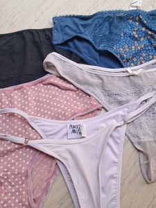 Combo Of Five Imported Fabric Panty