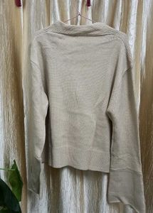 Beige Cardigan.