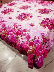 🛑 Beautiful  Double Bedsheet&amp; Pillow Coverwith🎁