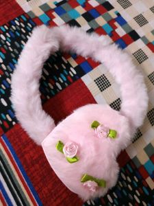 Cute Pink Furry Headband