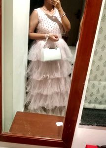 Pink Barbie Gown For Birthday