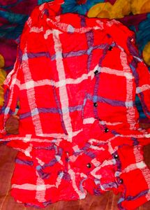 Red shirt and yellow tops combo🎁❤️💛🎁