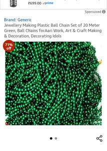 Green Beaded Necklace