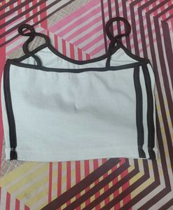 Cute BEAR Ribbed Crop Top