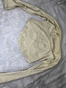 Ribbed Long Sleeve Top
