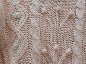 Cute Pink Knit Sweater