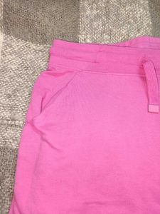 Pink Casual Shorts