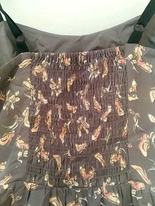 Vintage Shoe Print Sundress