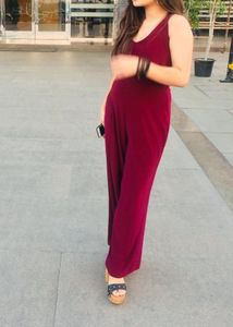 Westside jumpsuit - wine Colour
