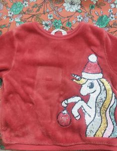 H&amp;M Girl Winter Sweatshirt 2-4 Year