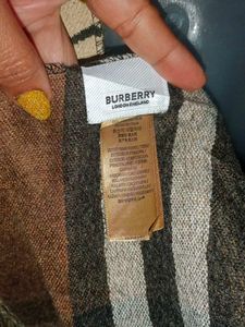 Burberry Wide Reversible Cashmere Scarf