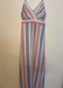 Striped Summer Maxi Dress