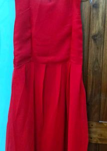 Red Sleeveless Dress
