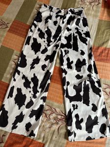 Cow Print Trouser