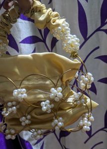 Pearled & Gold Party Bag