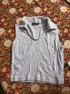 Lavender Polo Tank Top