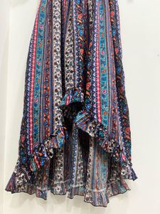 Bohemian Floral Print Dress.