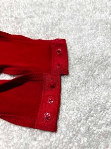 H&amp;M Divided Red Bodysuit (L)