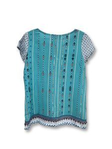 Stylish Teal Printed Top