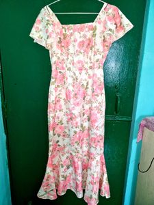 Floral Print Mini Dress