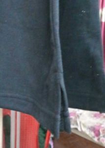 Black Sleeveless Polo Shirt